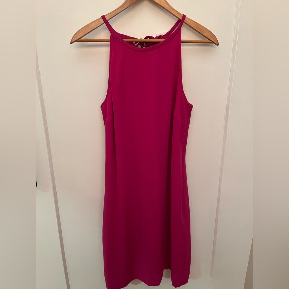 Elegant Banana Republic Pink Sleeveless Summer Dress NWT